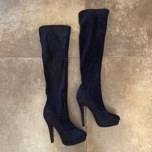 Knee High Suede Boots
